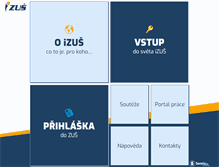 Tablet Screenshot of izus.cz